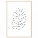 Matisse Inspired Cutout White Art Print