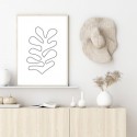 Matisse Inspired Cutout White Art Print