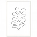 Matisse Inspired Cutout White Art Print