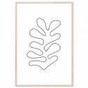 Matisse Inspired Cutout White Art Print