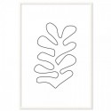 Matisse Inspired Cutout White Art Print