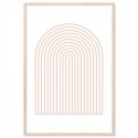 Mid Century Geometric Art Print