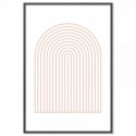 Mid Century Geometric Art Print