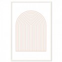 Mid Century Geometric Art Print