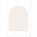 Mid Century Geometric Art Print