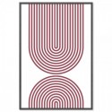 Mid Century Geometric Stack Art Print