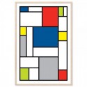 Mondrian Inspired Art Print