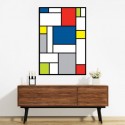 Mondrian Inspired Art Print