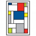 Mondrian Inspired Art Print