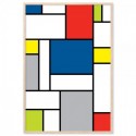 Mondrian Inspired Art Print