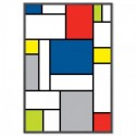 Mondrian Inspired Art Print