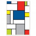 Mondrian Inspired Art Print