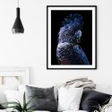 Black Cockatoo Regal Art Print