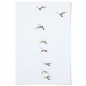 Flying Swans Art Print