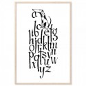 Dog Alphabet Art Print