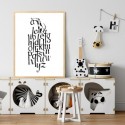 Dog Alphabet Art Print