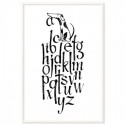 Dog Alphabet Art Print