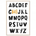 Kids Alphabet Hi Art Print