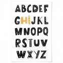 Kids Alphabet Hi Art Print