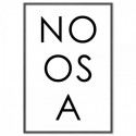 Noosa Text Art Print