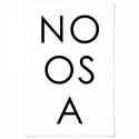 Noosa Text Art Print