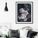 Peonies Hydrangea Lily Flowers Art Print