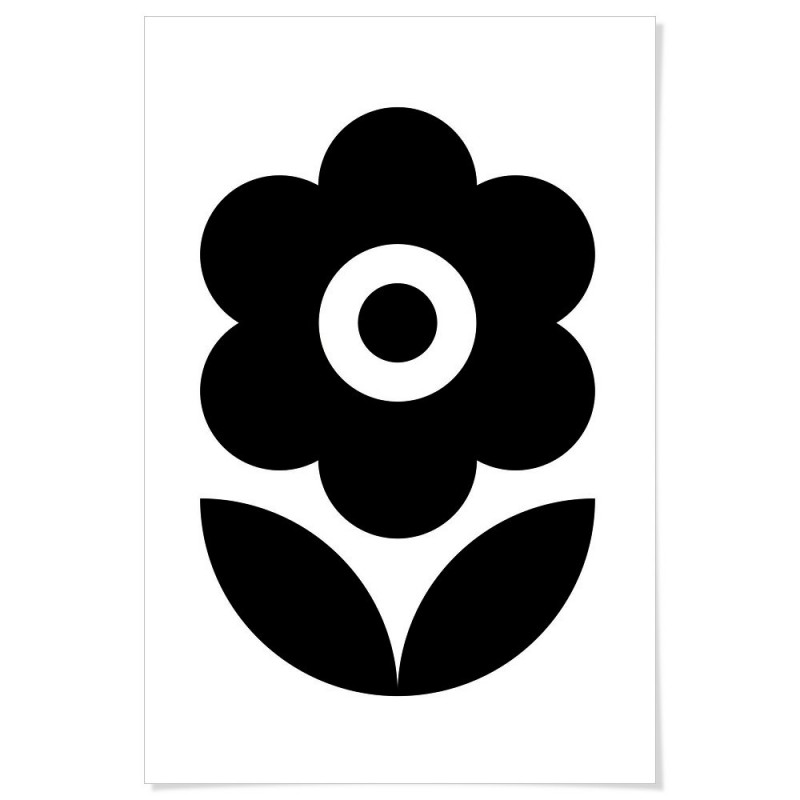 Scandinavian Flower Art Print