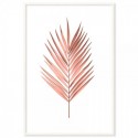 Palm Leaf Pink Art Print