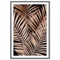 Palm Leaves Nude Pink Art Print