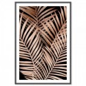 Palm Leaves Nude Pink Art Print