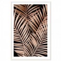 Palm Leaves Nude Pink Art Print