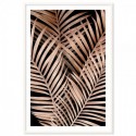 Palm Leaves Nude Pink Art Print