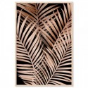 Palm Leaves Nude Pink Art Print