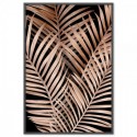 Palm Leaves Nude Pink Art Print