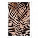 Palm Leaves Nude Pink Art Print