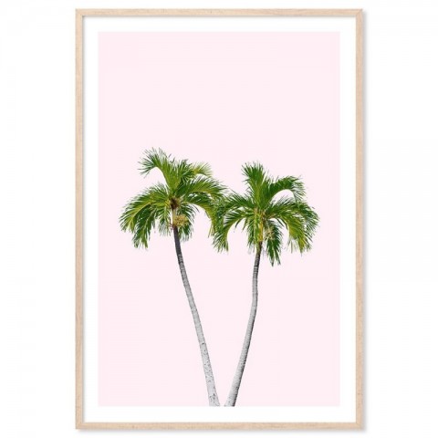 Palm Tree Pink Art Print