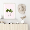 Palm Tree Pink Art Print