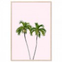 Palm Tree Pink Art Print