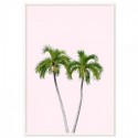 Palm Tree Pink Art Print