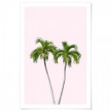 Palm Tree Pink Art Print