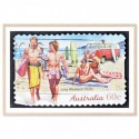 Australian Surf Stamp 1970s Art Print