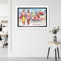 Australian Surf Stamp 1970s Art Print