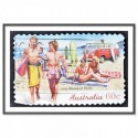 Australian Surf Stamp 1970s Art Print