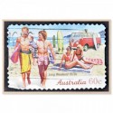 Australian Surf Stamp 1970s Art Print