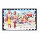 Australian Surf Stamp 1970s Art Print