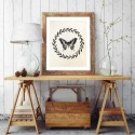 French Provincial Butterfly Art Print