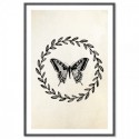 French Provincial Butterfly Art Print