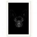 French Bulldog Black Art Print