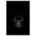 French Bulldog Black Art Print