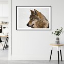 Hello Wolf Landscape Art Print